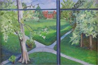 Nicole Emanuel "Out My Window" Acrylic Painting