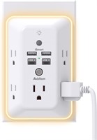 Surge Protector  Outlet Extender with Night Light