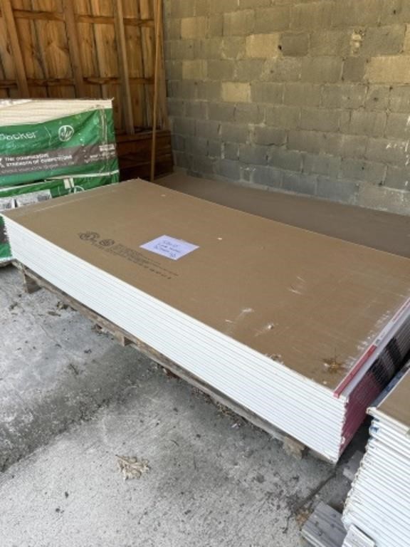 5/8" x 10' Firecode Sheetrock (Qty 20)