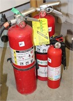 3 PC FIRE EXTINGUISERS