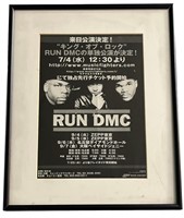 RUN DMC Japanese Solo Concert Tour Poster