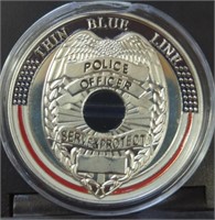 Police officer challenge coin