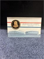 1973 Franklin Mint Coin and Business Card