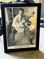 Johnny Cash " London1959" poster &  record