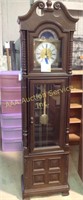 West Germany grandfather clock. Height: 77 inches