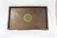 A Hardwood Chinese Tray