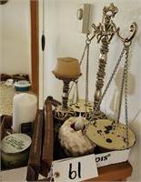 Decorative Scales, Candles, More