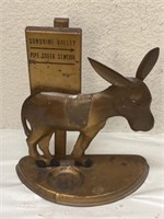 Antique C 1920 Bancroft Mfg Donkey Mechanical Tin