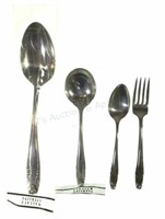 (4pc) Wallace Sterling Serving Spoons