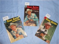 3 Comics - Gene Autry and Champion