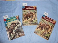 3 Comics - Gene Autry and Champion