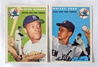 1954 Topps Archives Yankees Whitey Ford & Howard