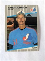 1989 Fleer Randy Johnson Rookie Card #381