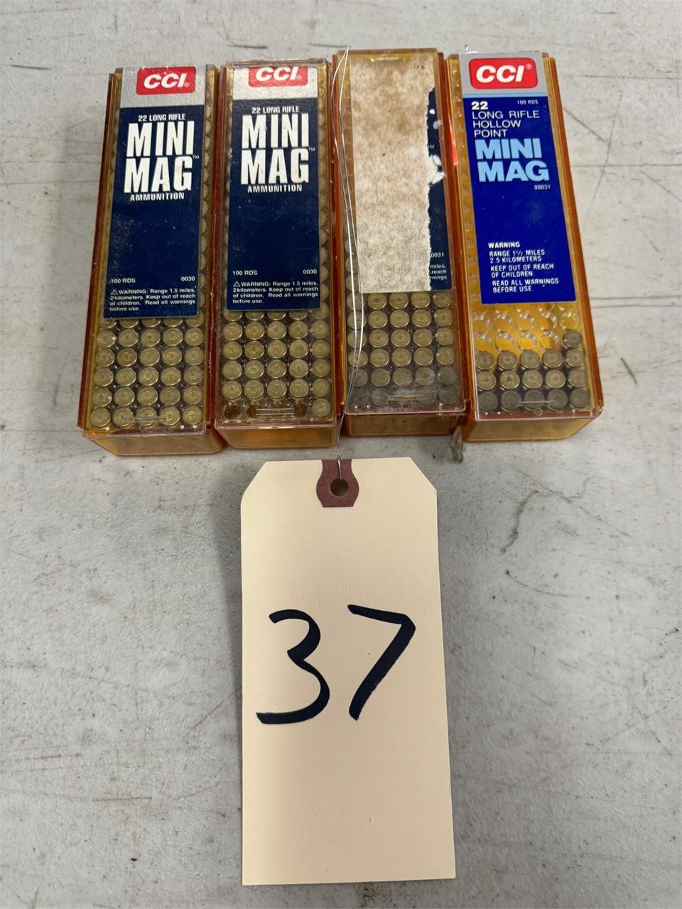 Group of .22 Ammo