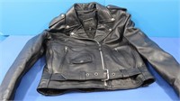 Womens Lines/Insulated Leather Jacket