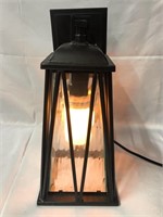 CORDED OUTDOOR SCONCE LIGHT FIXTURE.  WORKS GREAT