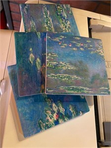 Lot of 4 new Picaso inspired coasters Art Gallery