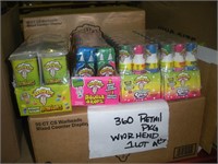 Warheads assorted flavors with 4 displays 360