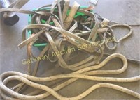 Slings and tow rope,