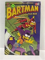 Bartman 10 comic book page sign tin