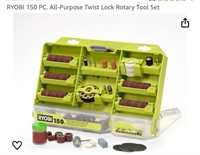 RYOBI 150 PC Twist Lock Rotary Tool Set