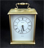 Brass Hampton Westminister Chime Carriage Clock
