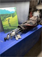 Set of right Hand golf clubs and bag comes with