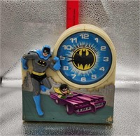 Vintage 1974 Batman & Robin Alarm Clock Untested