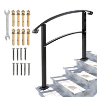 Handrails for Outdoor Steps Fits for 4 Steps