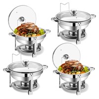Chafing Dish Buffet Set 4 Pack Stainless Steel