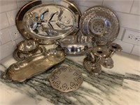 Assorted Makers Silver Plated Items