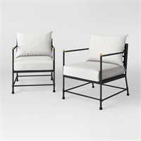 Patio Club Chairs 2pk