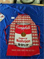 Campbell's Soup Place Mat and Plastic Apron