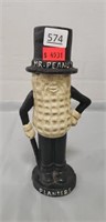 1 Vintage Planters Mr. Peanut Cast Iron Bank