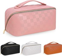Travel Checkered Cosmetic Bag