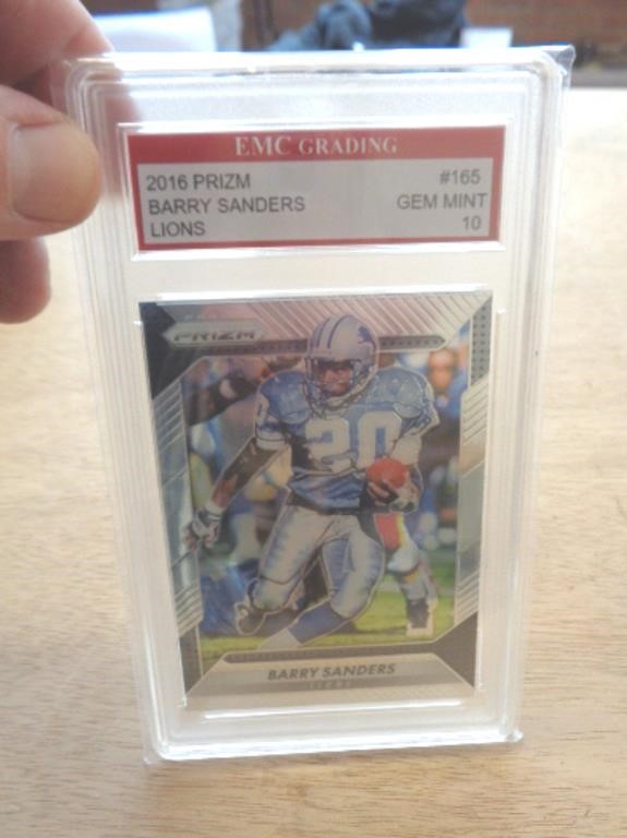 GRADED CARD - 2016 BARRY SANDERS