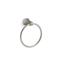 Rubicon Towel Ring in Vibrant Brushed Nickel