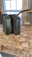 2 military gas cans