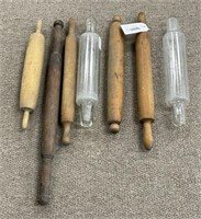 7 Antique Rolling Pins