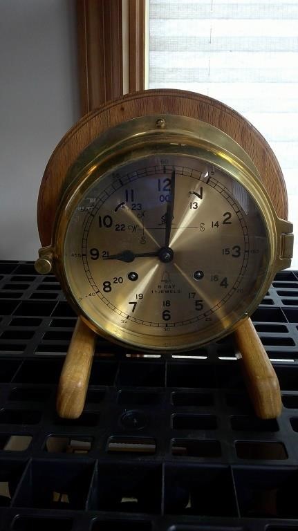 brass Ship's clock