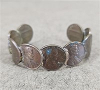 1970s Penny Cuff Bracelet