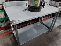 S/S Preparation Bench 1.2m x 0.7m x 0.9mH