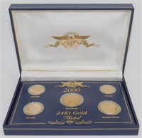 2000 Gold-Plated Coin Set