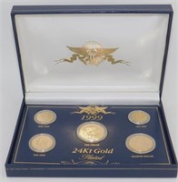 1999 Gold-Plated Coin Set