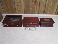 Nice Lot of Wood Coin Collecting Cases