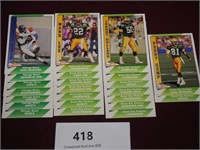 Misc. Pacific 1991 NFL Football Cards (20)