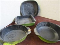 4 Fire King Casserole Dishes