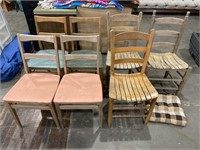 GROUP OF 7 CHAIRS