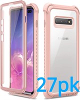 27pk Dexnor Galaxy S10 Plus Case  Rugged  Pink