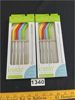 NIP Stainless & Silicone Drinking Straws